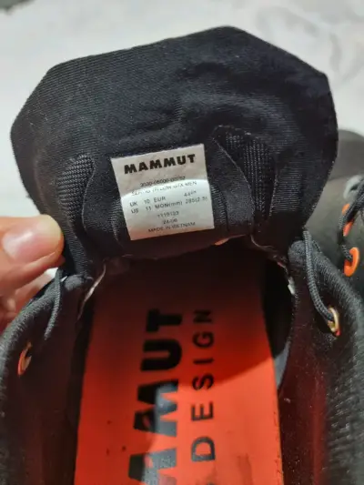 Zapatillas de trekking Mammut negras para hombre - miniatura 2