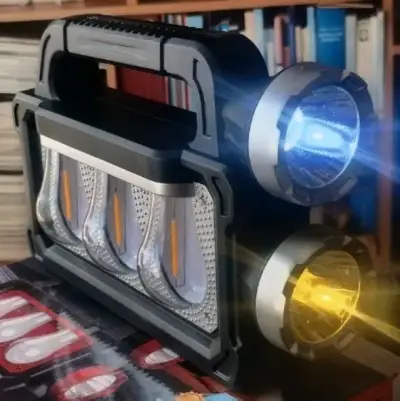 Lámpara portátil multifuncional Hurry Bolt con carga solar - miniatura 2