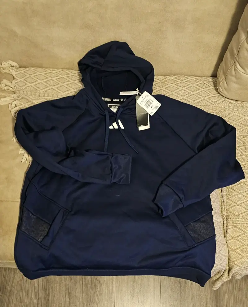 Polerón azul marino Adidas 2XL. - 1