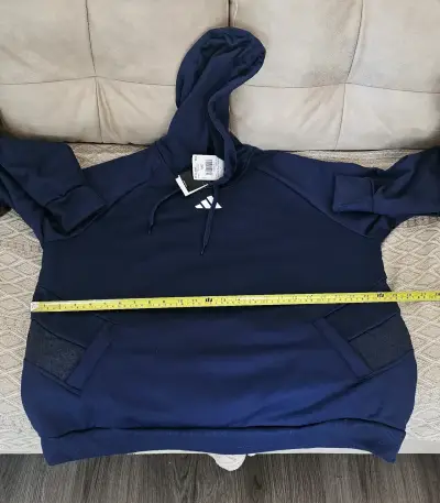 Polerón azul marino Adidas 2XL. - miniatura 5