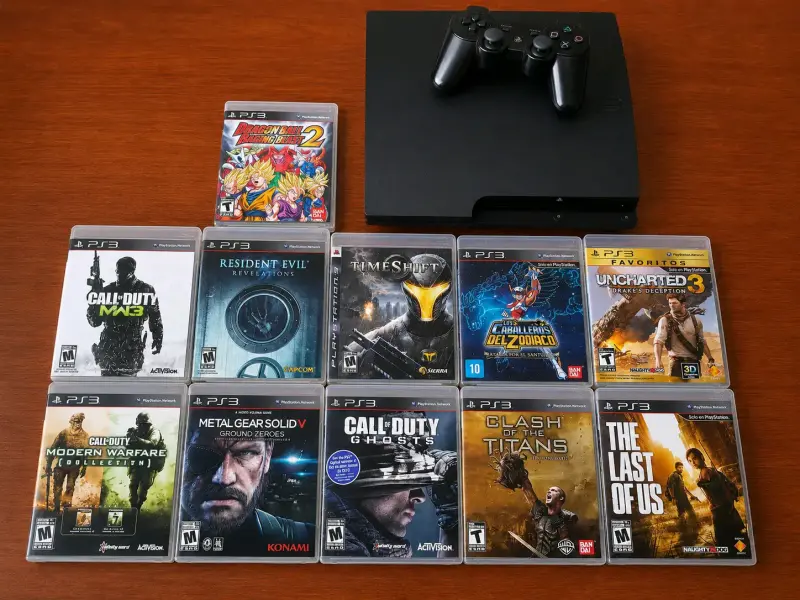 Consola PS3 con 10 juegos incluidos - 1