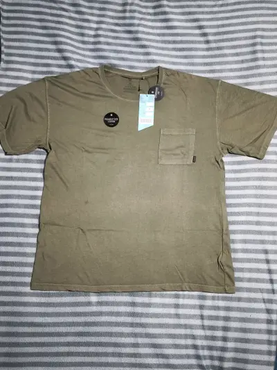 Polera Oversized Fit Verde Oliva Polemic - miniatura 1