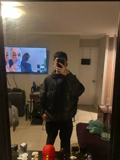 Chaqueta Nike Off-White negra con capucha - miniatura 1