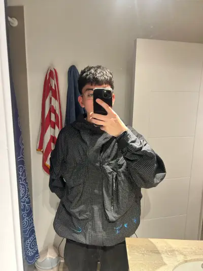 Chaqueta Nike Off-White negra con capucha - miniatura 2