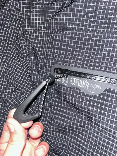 Chaqueta Nike Off-White negra con capucha - miniatura 6