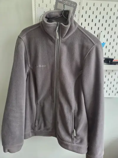 Chaqueta impermeable roja Mammut con forro polar - miniatura 3