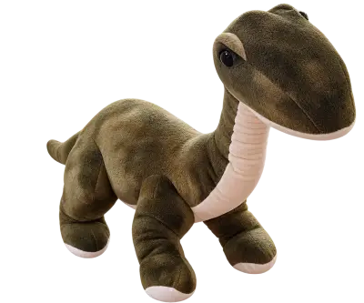 Peluche dinosaurio verde suave y tierno - miniatura 2