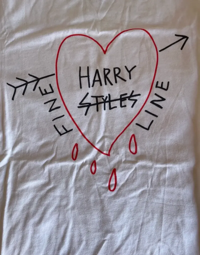 Polera blanca Harry Styles Fine Line - 2