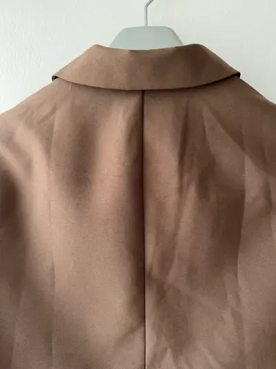 Blazer corto marrón para mujer - miniatura 6