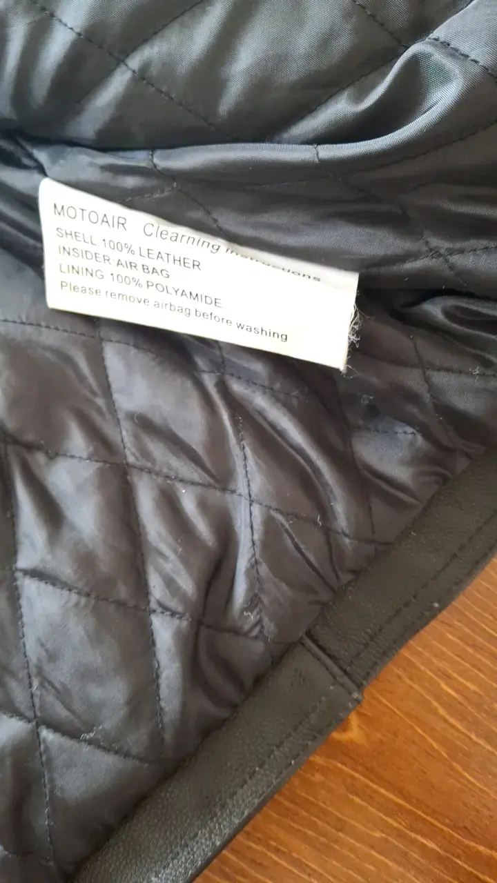 Chaqueta de cuero MotoAir con airbag - 4