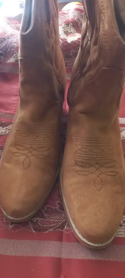 Botas vaqueras  marrón para mujer - miniatura 1