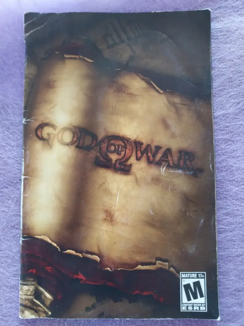 Manual de juego God of War para PlayStation - 1