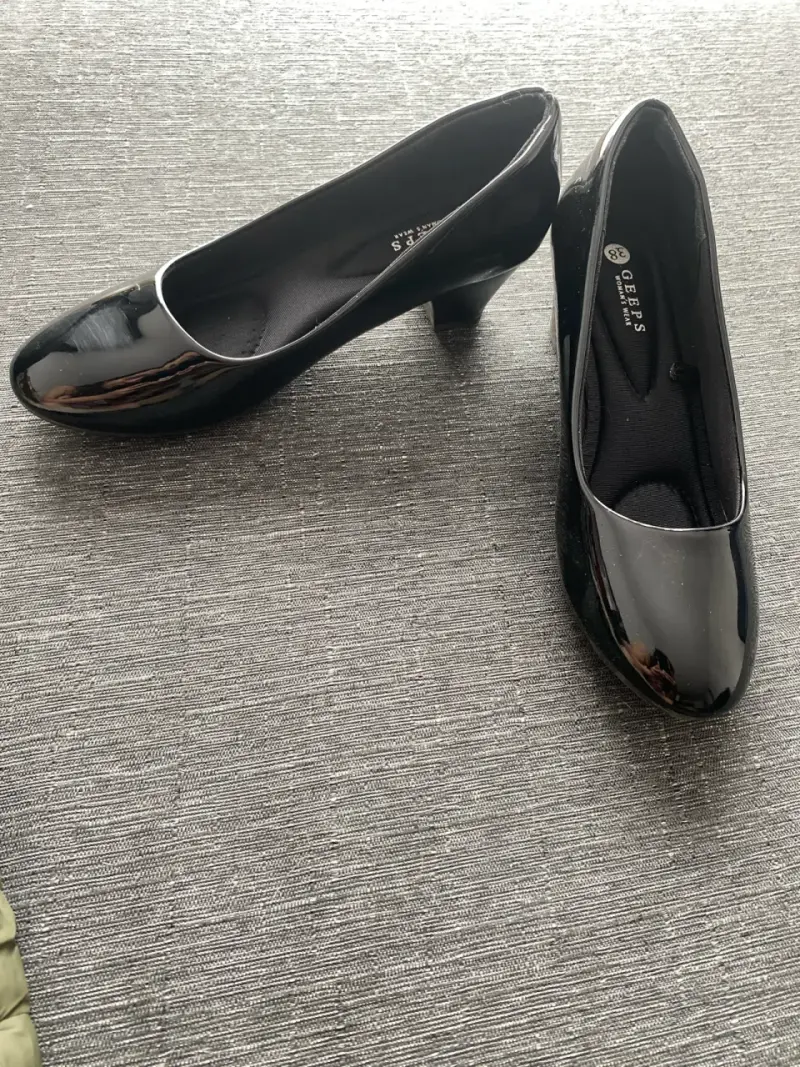 Zapatos de Tacón Negro Geep's Talla 38 - 1