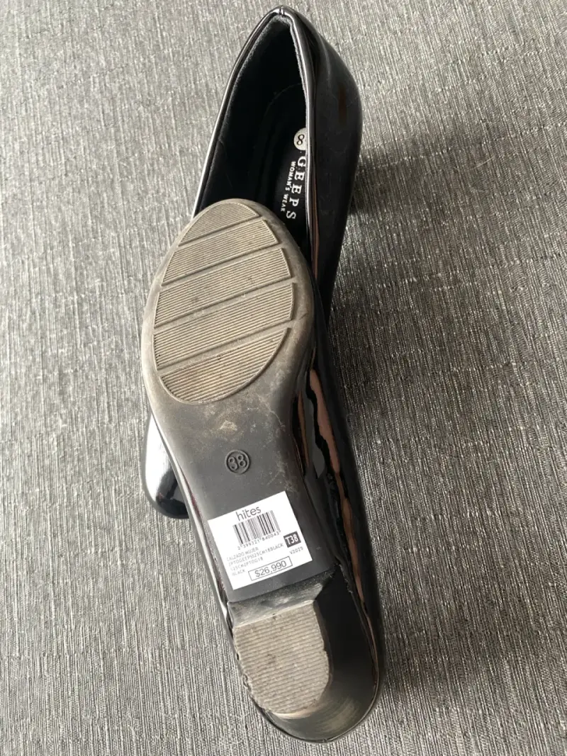 Zapatos de Tacón Negro Geep's Talla 38 - 2