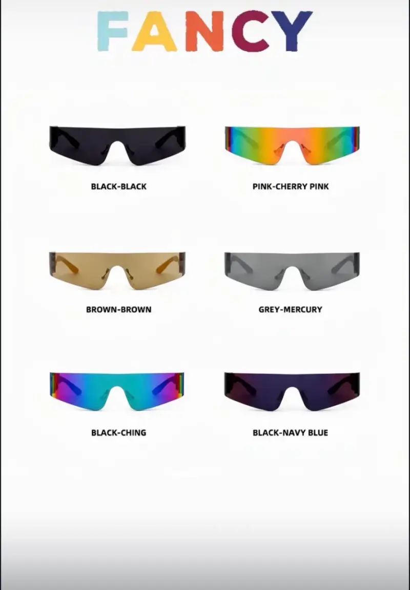 Gafas de Sol Unisex Estilo Futurista - 5