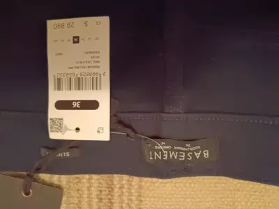 Pantalones Slim Fit Basement Talla 44 - miniatura 5