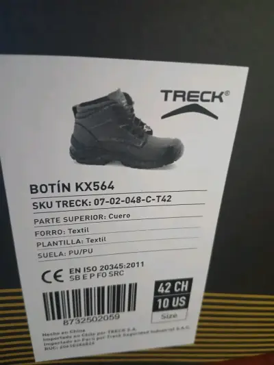 Botines de seguridad Treck KX564 de cuero - miniatura 1