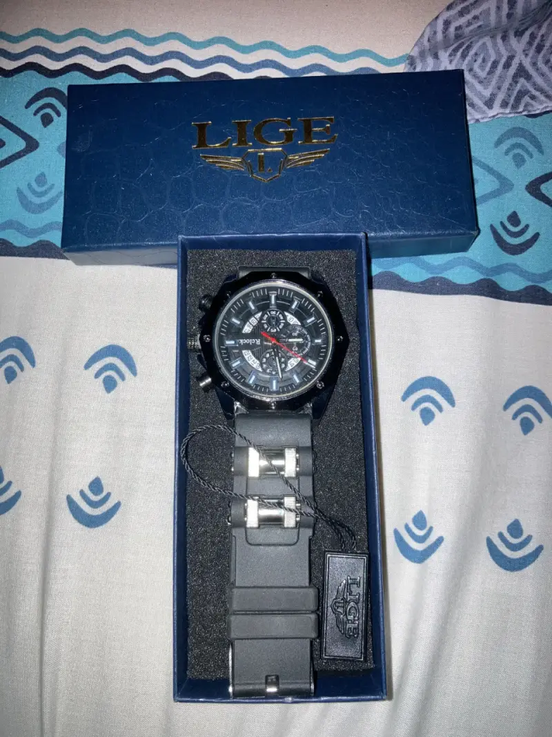 Reloj cronógrafo LIGE deportivo y elegante - 3