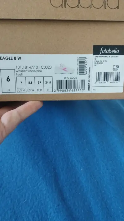 Zapatillas deportivas Diadora blancas y rosadas - miniatura 6