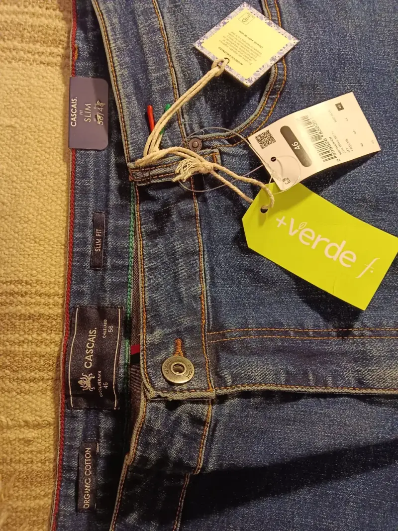 Jeans de mezclilla azul para hombre talla 50 - 2