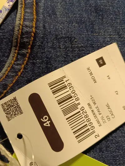 Jeans de mezclilla azul para hombre talla 50 - miniatura 3