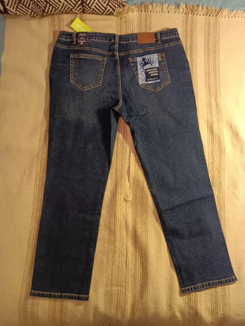 Jeans de mezclilla azul para hombre talla 50 - 5