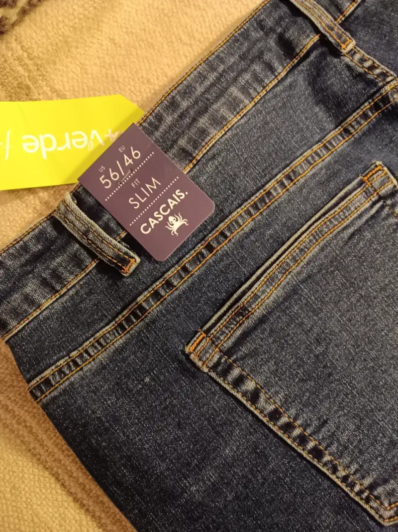 Jeans de mezclilla azul para hombre talla 50 - 6