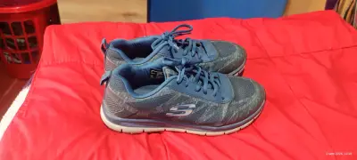 Zapatillas deportivas azules Skechers para mujer - miniatura 4