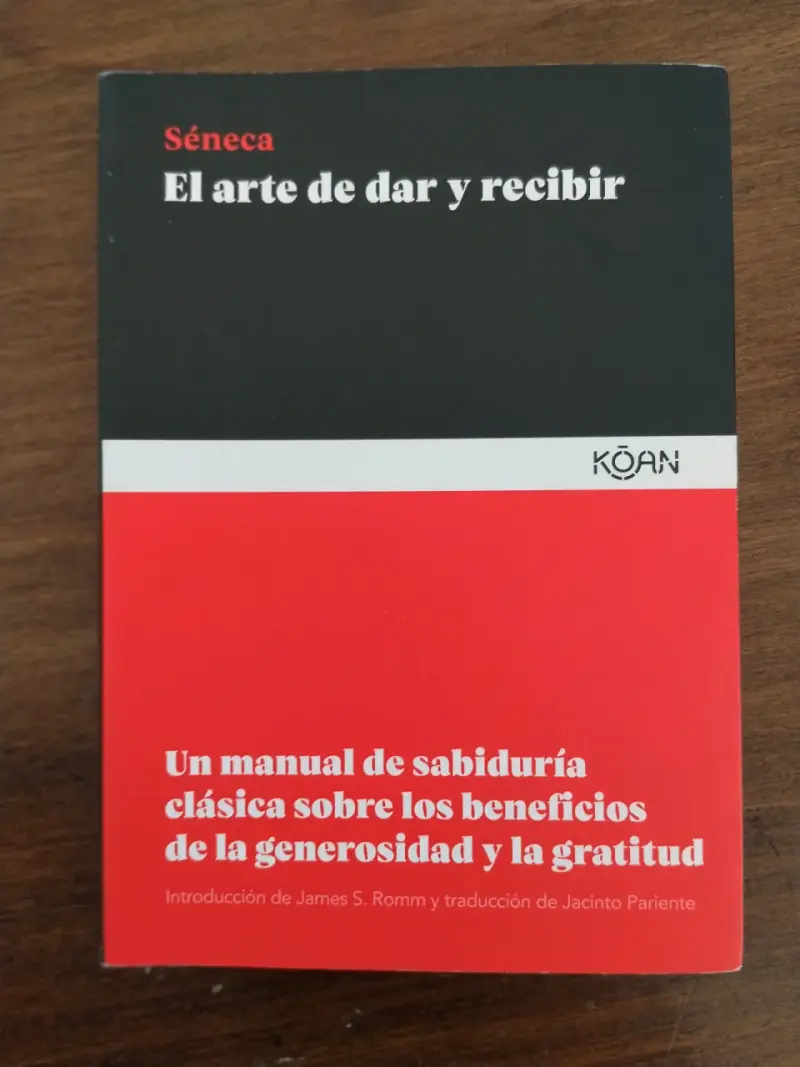 Libro Séneca El Arte De Dar Y Recibir