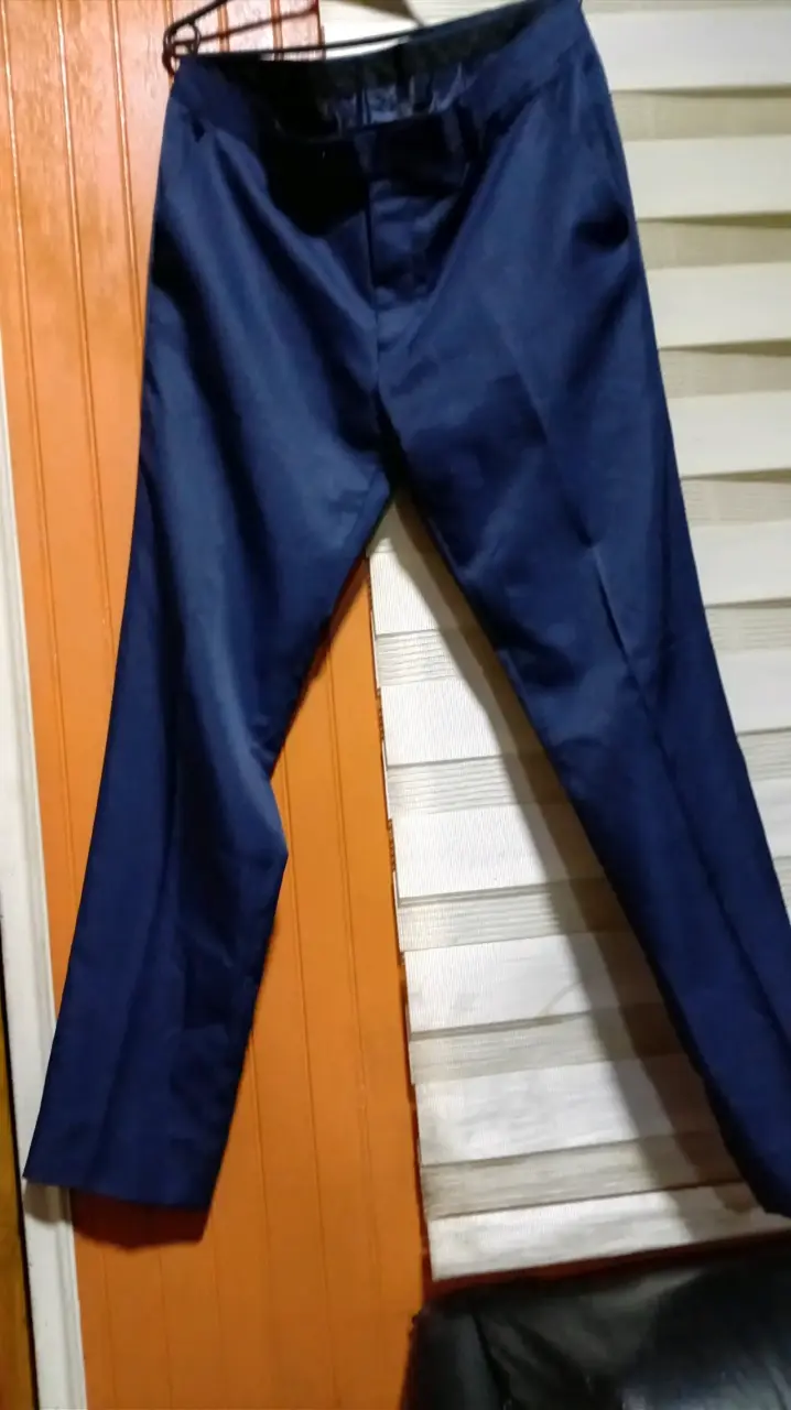 Blazer azul marino para hombre - 3
