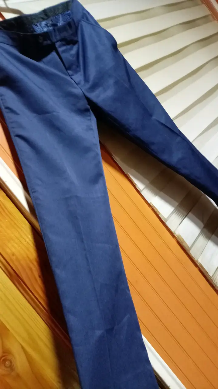 Blazer azul marino para hombre - 4