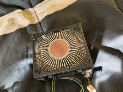 Disipador intel 478 original con bloque de cobre - miniatura 3