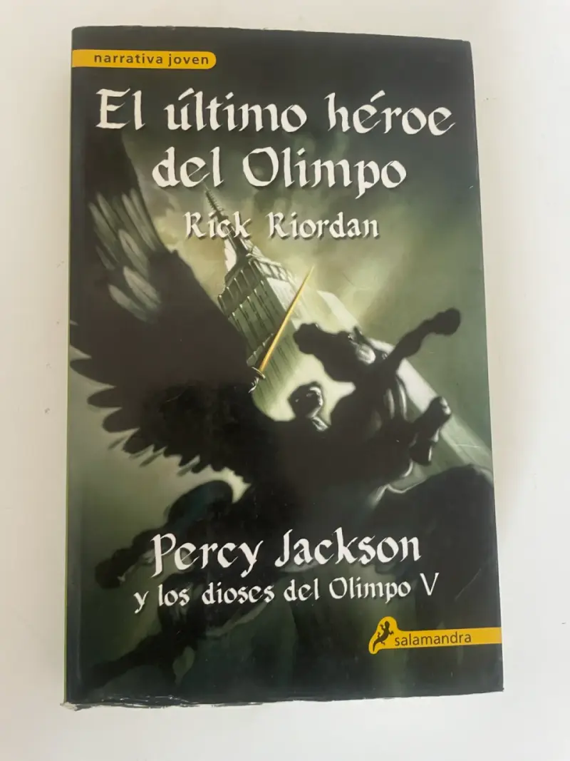 Libro El Último Héroe del Olimpo de Rick Riordan