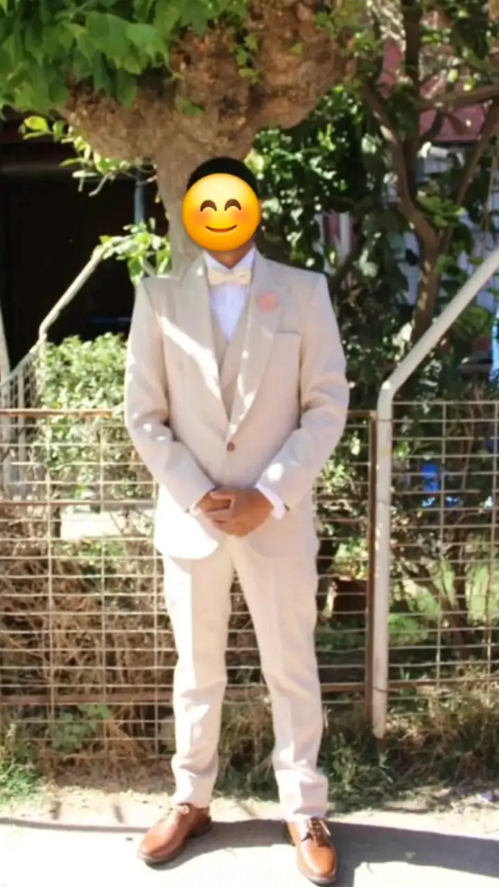 Traje de Hombre Beige - 1