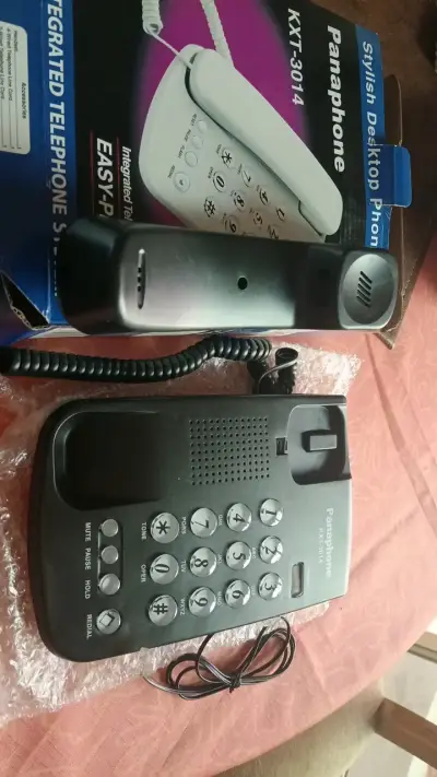 Teléfono de escritorio Panaphone KXT-3014 negro - miniatura 1