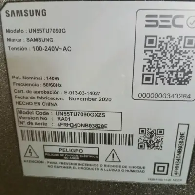 Televisor Samsung 55 pulgadas modelo UN55TU7090G - miniatura 1
