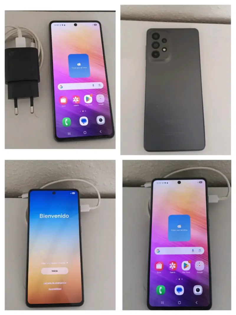 Samsung Galaxy A73 con cargador en buen estado
