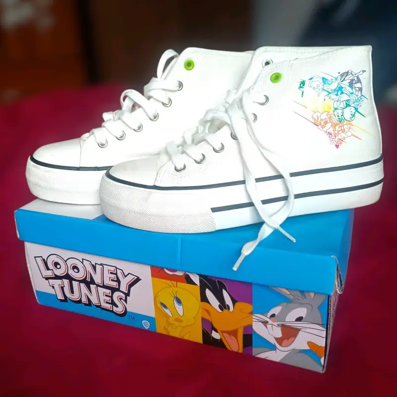 Zapatillas mujer Looney Tunes blancas n°38