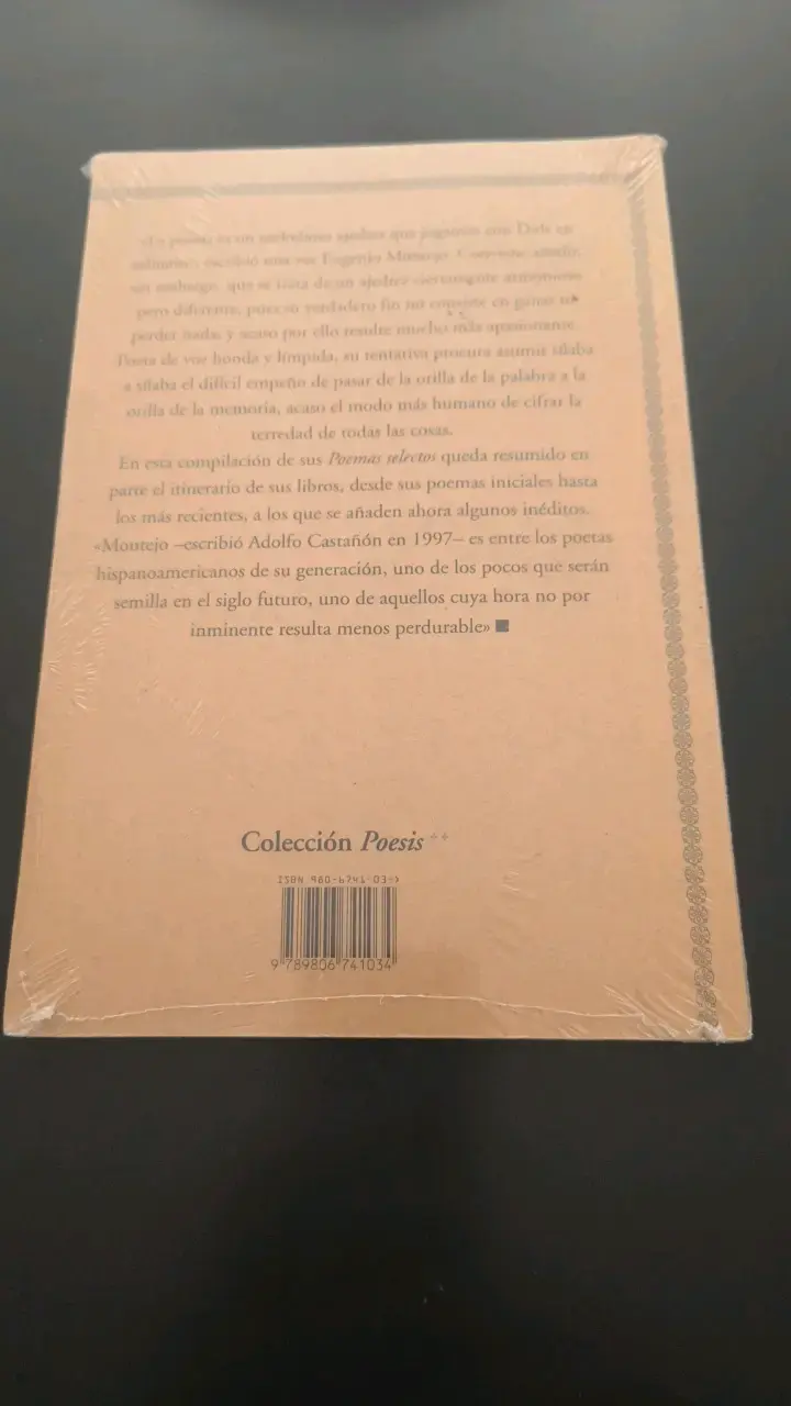 Libro Poemas Selectos de Eugenio Montejo - 2