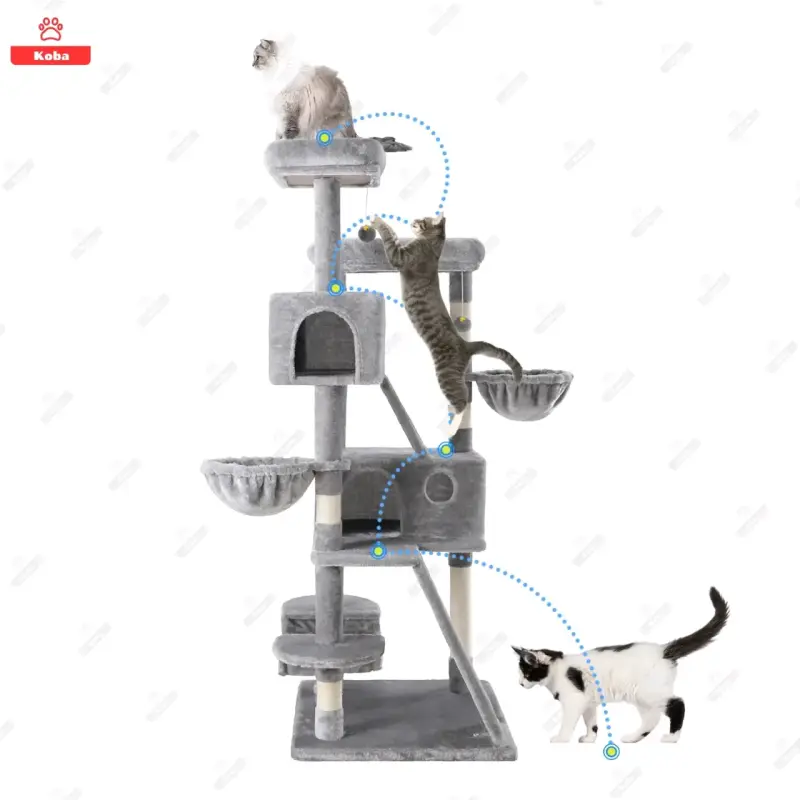 Árbol rascador para gatos grandes Koba - 4