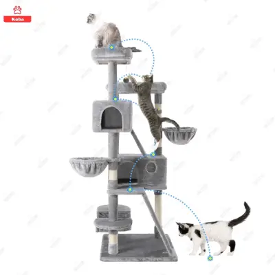Árbol rascador para gatos grandes Koba - miniatura 4