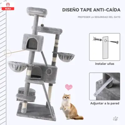 Árbol rascador para gatos grandes Koba - miniatura 5