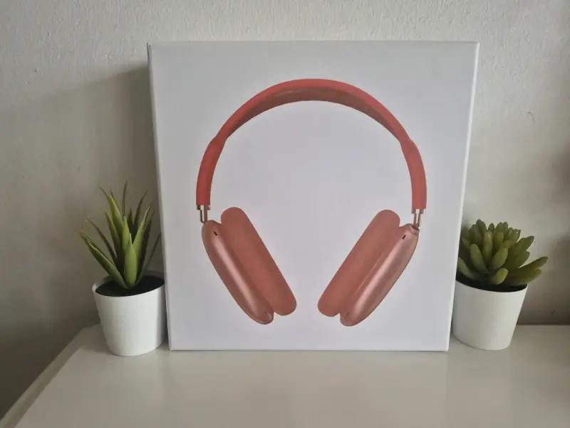 Auriculares Inalámbricos AirPods Max rojo y beige - 2
