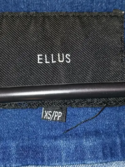 Chaqueta de mezclilla azul Ellus para mujer - miniatura 2