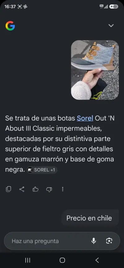 Botas de invierno Sorel impermeables para hombre - miniatura 5