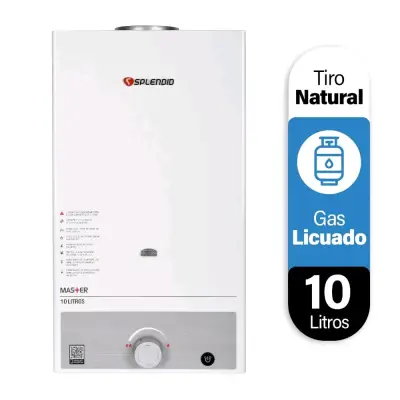 Calefón a Gas Licuado Splendid 10 Litros - miniatura 1