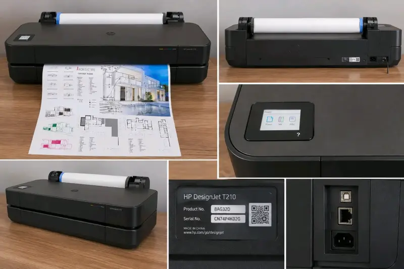 Impresora HP DesignJet T210 para planos y gráficos - 1
