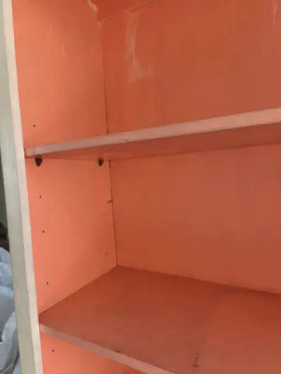 Estantería de madera pintada con puertas - miniatura 6