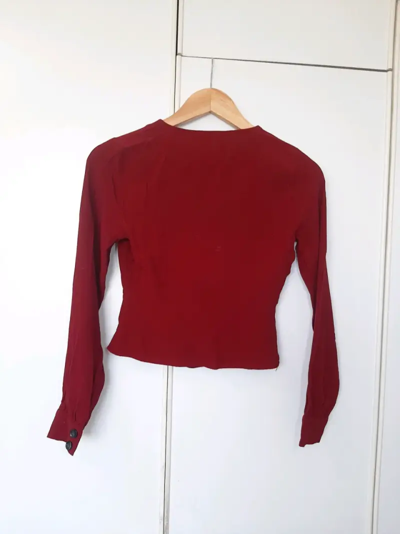 Blusa cruzada Bershka - 2