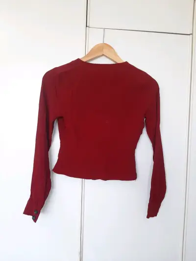 Blusa cruzada Bershka - miniatura 2